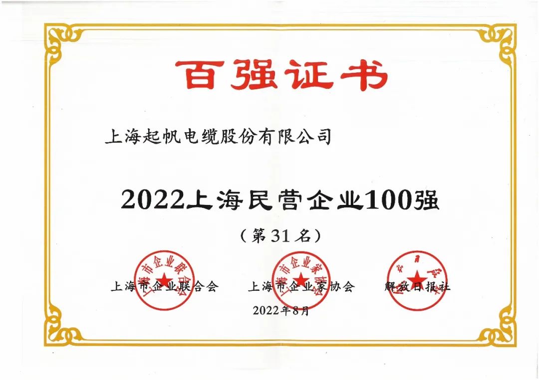 2022年上海民營企業(yè)100強 2022年上海民營企業(yè)100強